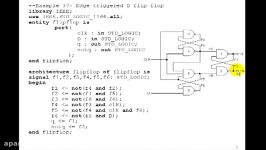 Lesson 62  Example 37 Edge triggered D Flip Flop