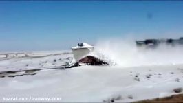 Awesome Powerful Snow Plow Train Blower Through Deep Snow railway tracks Full HD Compilation