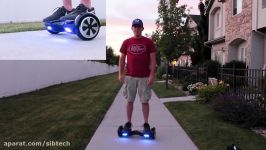 Self Balancing Smart Scooter With Bluetooth Speaker remote 2 wheel LED Light Electric