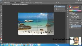 آموزش فتوشاپ قسمت نهم  Crop Tool مدرس سروش احمدی پور
