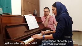 پیانو قطعه زیبای پائیز پائیز توسط هنرجوی عباس عبداللهی