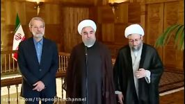 صحبت های روحانی در نشست سران سه قوهدوران انتخابات تمام شده، فصل همدلی همکاری است