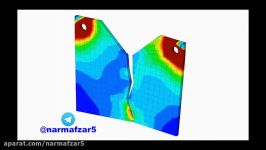 شبیه سازی ایجاد رشد ترک در نرم افزار آباکوس  abaqus