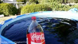 Taking a Bath in a Giant 1500 Gallon Coca Cola Swimming Pool