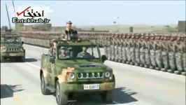 فیلم رژه نظامی چین در نودمین سالگرد تاسیس ارتش سرخ