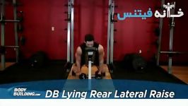 Dumbbell Lying Rear Lateral Raise new