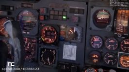 DC 9 33F Flight in the Cockpit  Smooth Landing at Sunny Cancun Mexico  Aterrizando en Cancun