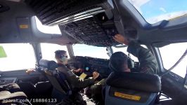 C 17 cockpit action with the GoPro Hero3