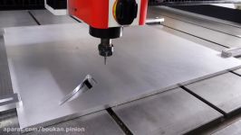 Cnc Router cutting aluminium  Test high speed