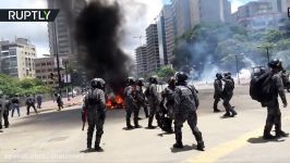 Violent clashes hit Venezuela on election day