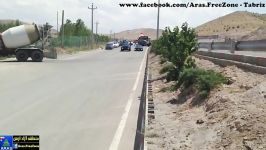 درگ جیپ گرند چروکی SRT8 مرسدس SLK350 در تبریز
