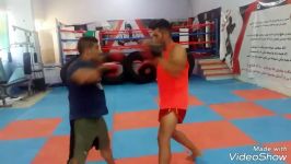 میت زنی استاد محمد جواد کاویان پی برای اماده سازی مبارزه mma