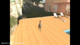 گیم پلی بازی goat simulator شبیه ساز باگ در شهر بازی