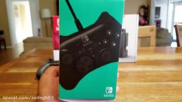 NINTENDO SWITCH WIRED CONTROLLER HORIPAD UNBOXING