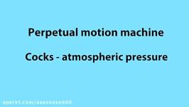 Perpetual motion machine  atmospheric pressure Engine Cocks  Animated and explained