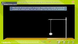 Law Of Conservation Of energy in a Simple Pendulum