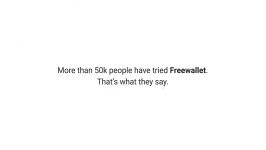 Freewallet mobile first cryptocurrency wallets