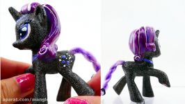 DIY My Little Pony Custom  Transforming Nightmare Rarity Peeling Off