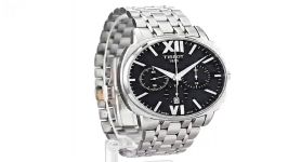 Tissot Mens T0595271105800 Veloci T Analog Display Swiss Automatic Silver Watch