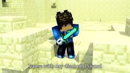 diamond sword  minecraft parody of demons