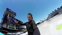Dew Tour 360° Video Curren Caples Carves the Bowl at Dew Tour Long Beach 2017