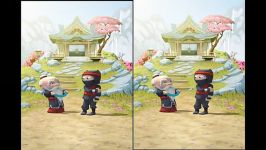 افزایش پی در پی سطح نینجا در بازی Clumsy Ninja آیفون 5