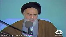 توصیه مهم امام خمینی در مراسم تنفیذ آیت الله خامنه ای