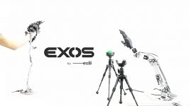لمس اشیای مجازی کنترل ربات اسکلت بیرونی EXOS