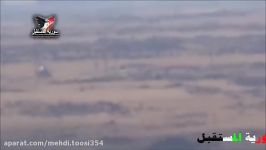 حملات هوایی به مراکز داعش در شهر رقه سوریه توسط جنگنده