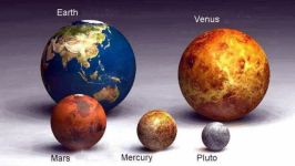 مقایسه قطر زمین سایر سیارات ستاره ها منظومه ها