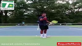 تمرین آماده شدن Nicholas Kyrgios براى مسابقات تنیس