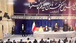 بغض روحانی در پایان سخنرانی تنفیذ خدایا یاری ام كن تا در تحمل سختى ها ن