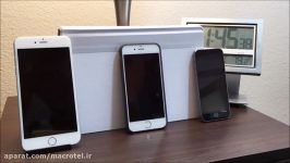 مقایسه باتری iPhone 6و6 PlusوiPhone 5sدرmacrotel.ir