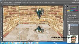 آموزش فتوشاپ قسمت 13 warp blur مدرس سروش احمدی پور