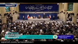 طعنه های روحانی به خامنه ای در سخنرانی تنفیذ آموزش دیپلماسی تاکید بر رای خواسته مردم