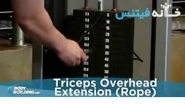 Triceps Overhead Extension with Rope Exercise Guide and Video new