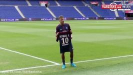 مراسم معارفه نیمار به هواداران PSG