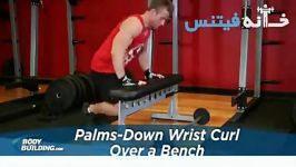 Palms Down Wrist Curl Over A Bench Exercise Guide and Video new