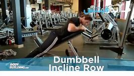 Dumbbell Incline Row Exercise Guide and Video new