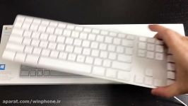 جعبه گشایی صفحه کلید جدید مایکروسافت Modern Keyboard