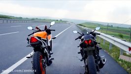 YAMAHA R25 VS HONDA CBR 250R درگ