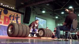 قویترین مردان جهان World Record Deadlift 1117 pounds