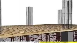 Flat slab tendon Post Tension system  Must see