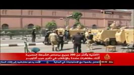 فیلم تیراندازی نیروهای امنیتی به سوی معترضان در قاهره