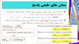 دریامانی 31 استخراج طیف پاسخ کشتی در امواج نامنظم 2