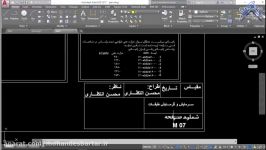 تاسیسات مکانیکی ساختمان 4 طبقهپلان آب رسانیAutoCAD