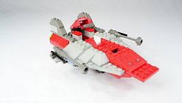 Lego Star Wars A Wing fighter Lego stop motion animation build