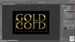 Gold Text Effects Photoshop Tutorials