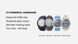 NO.1 F3 IP68 Waterproof long standby time bluetooth 4.0 smartwatch