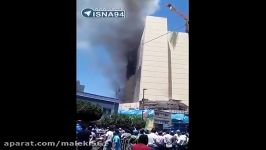 آتش سوزی یکی هتل های خیابان امام رضا  مشهد